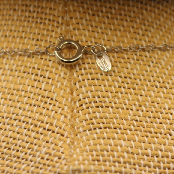 Gorham Crystal Star of David Sterling Necklace Vintage - Picture 3 of 5